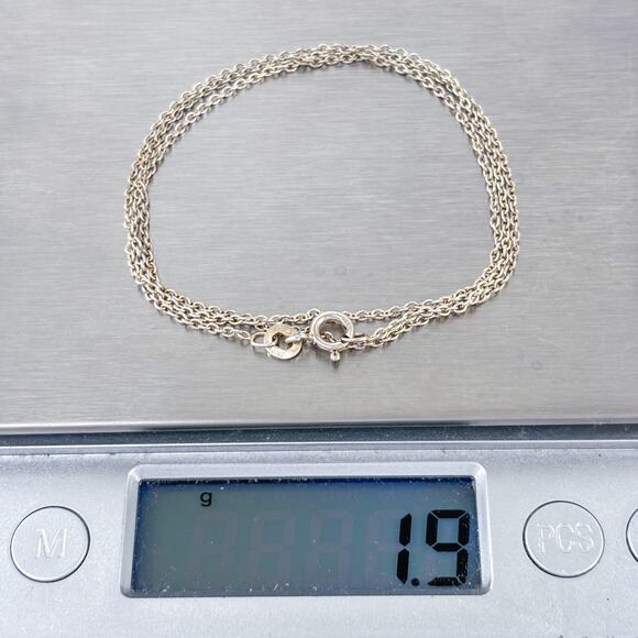 Vintage India AGI Cable Link Chain Necklace 18" - Picture 3 of 3